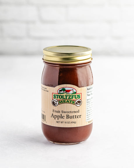 a jar of fresh apple butter