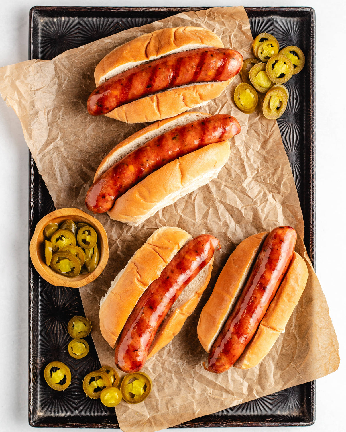 Smoked Jalapeno Cheddar Bratwurst