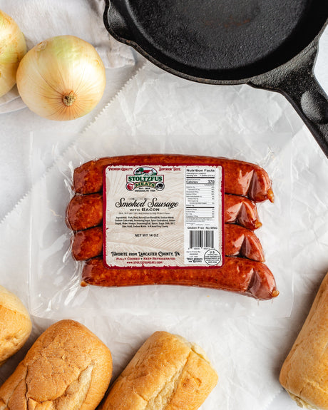 a package of smoked sausage