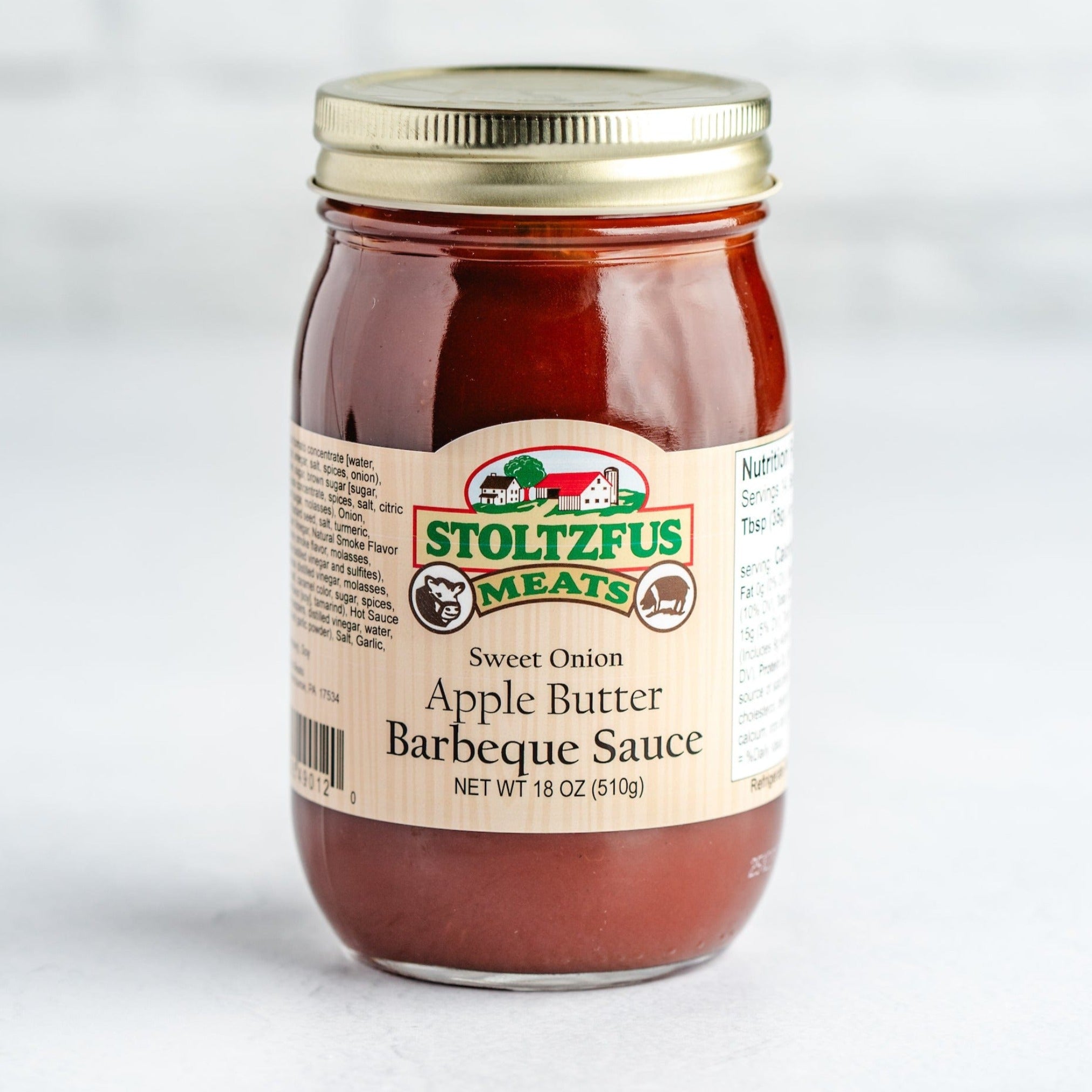 a jar of sweet onion barbeque sauce
