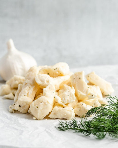 garlic and dill cheese curds
