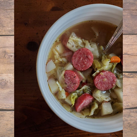 Stoltzfus Eats: Cabbage, Sausage, and Potato Soup
