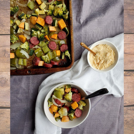 Sheet Pan Sausage & Veggies