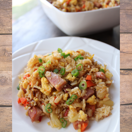 Pineapple ham fried rice