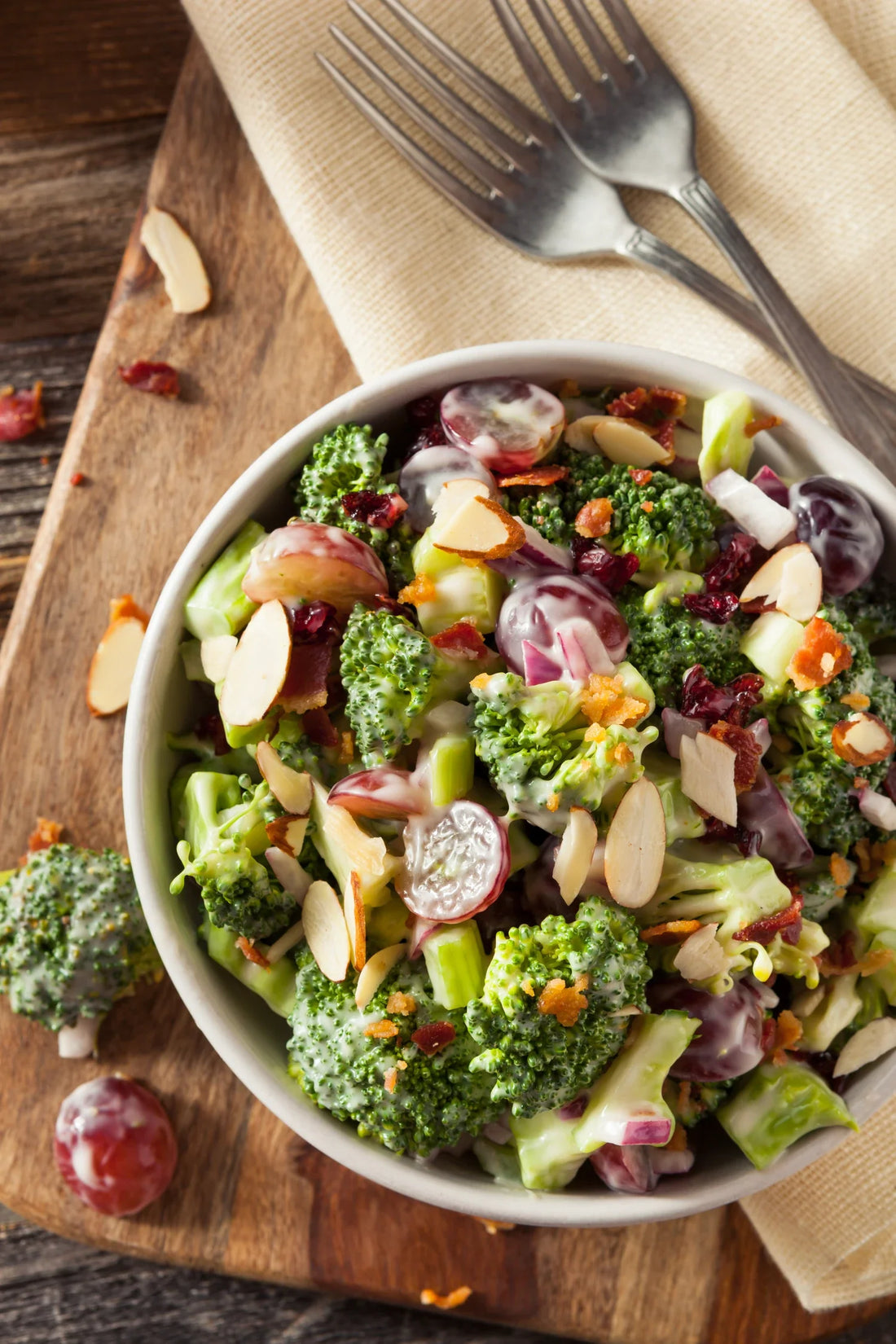 Broccoli & Cauliflower Salad