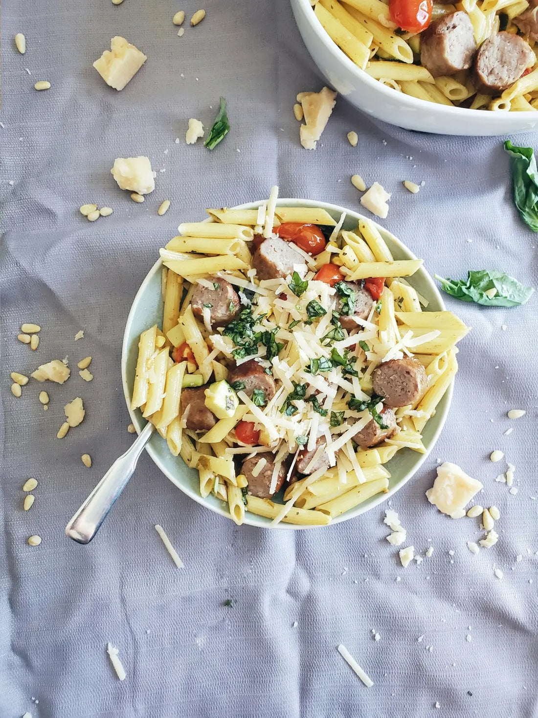 Roasted Summer Vegetable Pasta