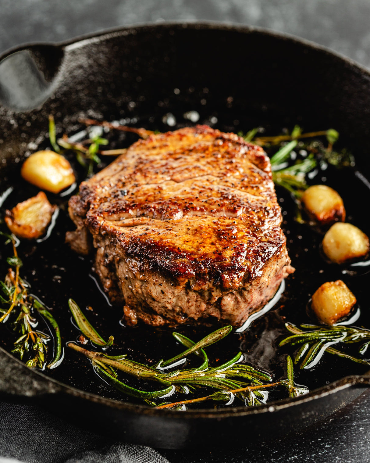 Cast Iron Quick Ribeye Steak Recipe Ribeye Steak Filet Mignon