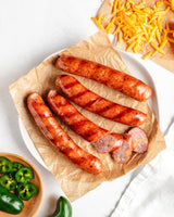 Smoked Jalapeno Cheddar Bratwurst