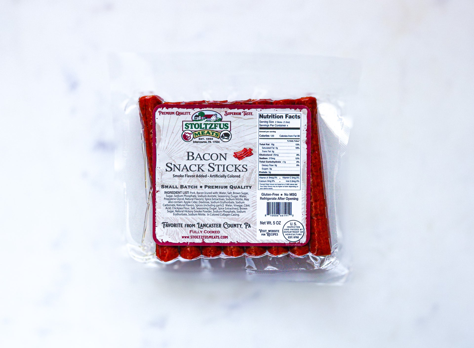 Shelf-Stable Snack Sticks – Stoltzfus Meats