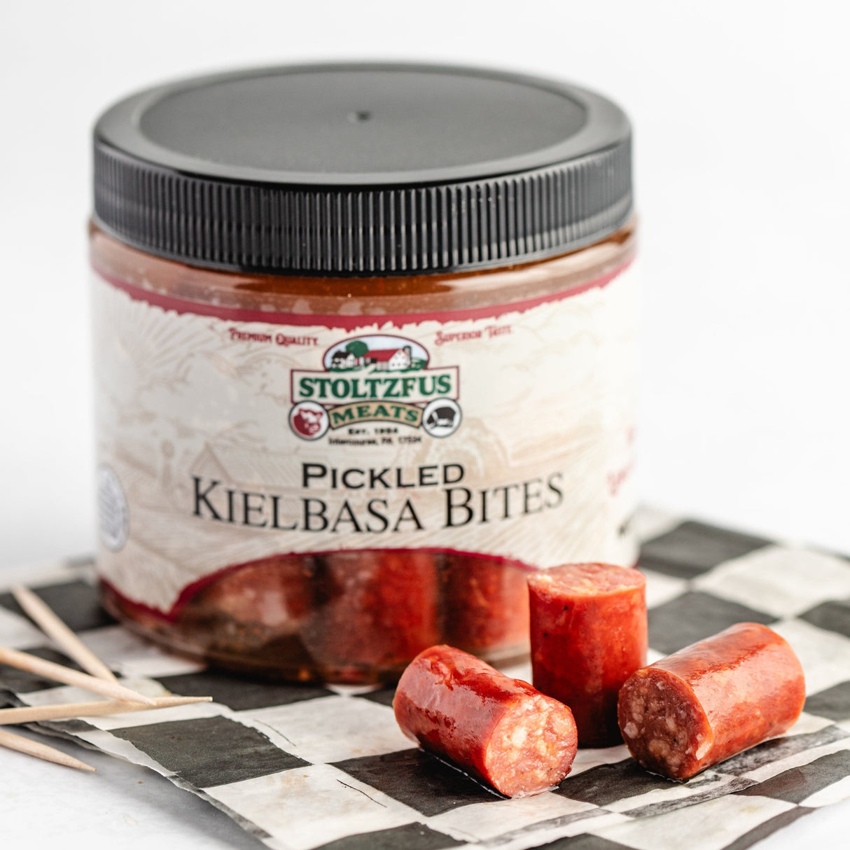 Pickled Kielbasa Sausage Bites