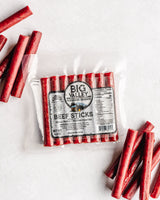 a pack of beef snack sticks