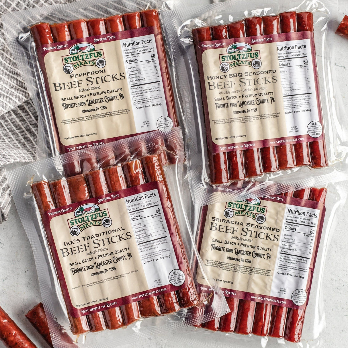 Fundraiser: Shelf-Stable Snack Sticks - Stoltzfus Meats