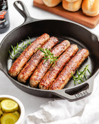 Caramelized Onion & Swiss Bratwurst Griller