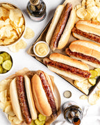 Caramelized Onion & Swiss Bratwurst Griller