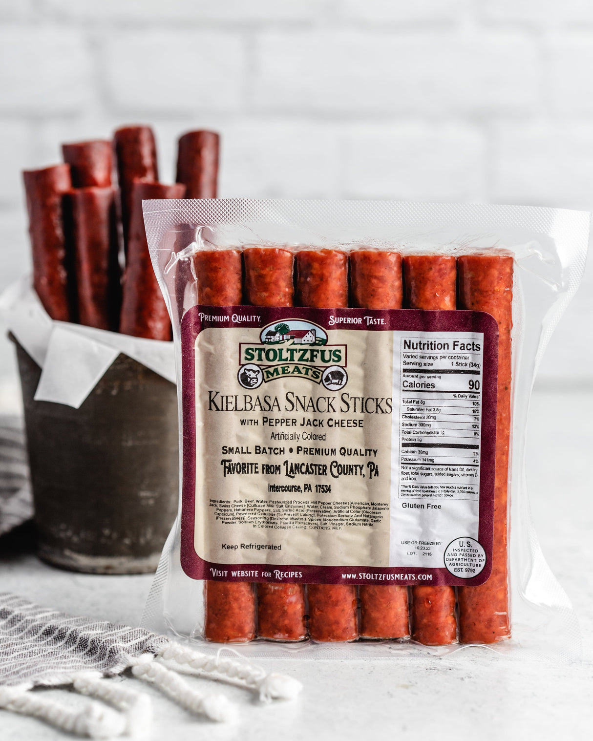 Snack Sticks - Beef or Pork - 6 Varieties | Stoltzfus Meats