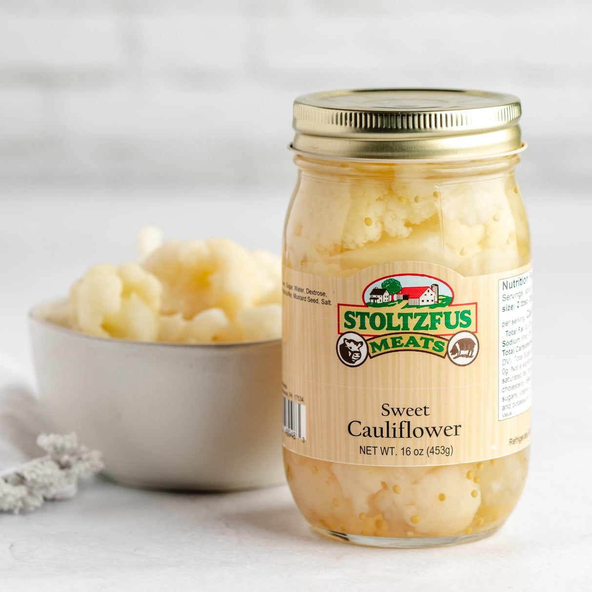 Sweet Pickled Cauliflower