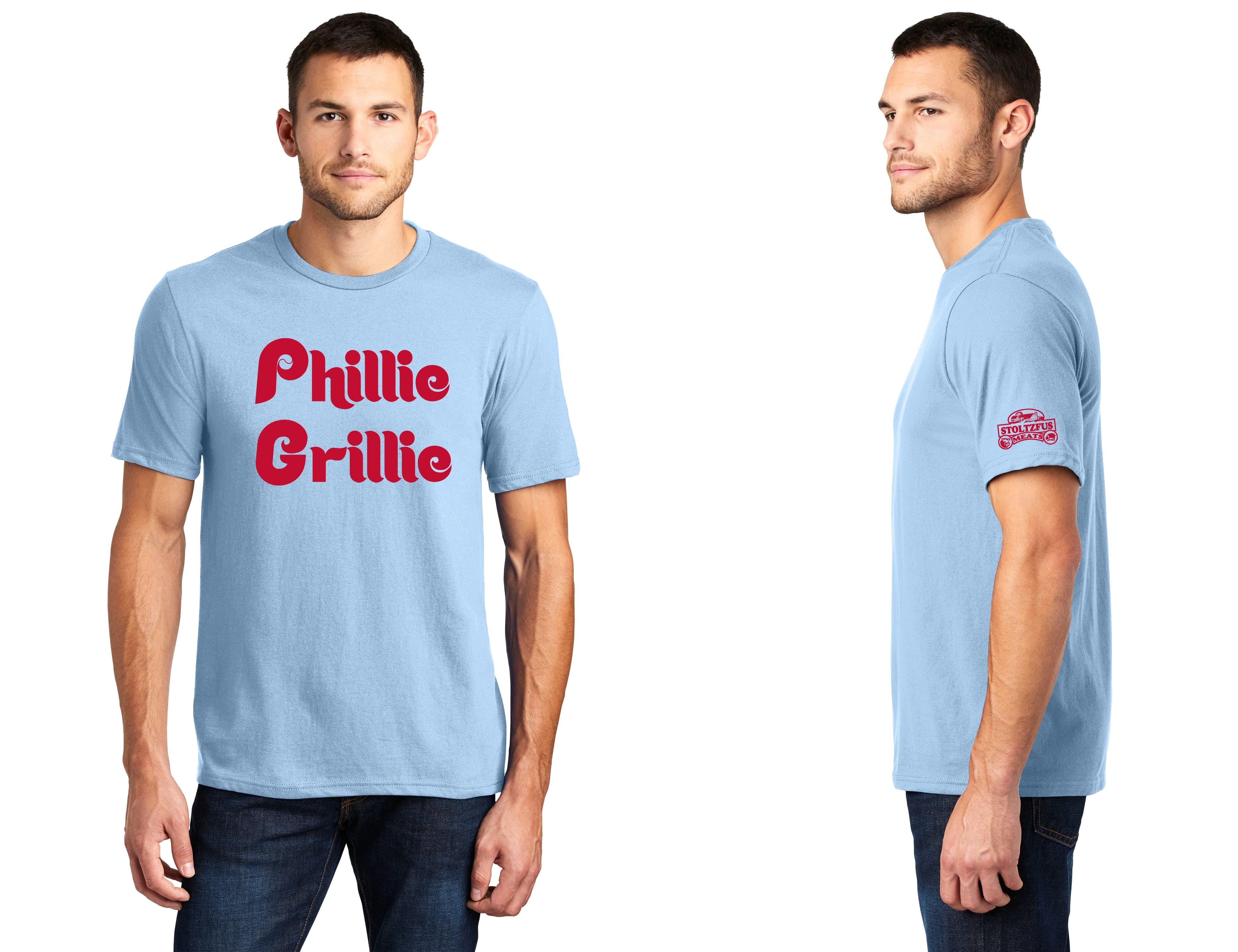 blue phillies t shirt