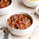 a bowl of fresh chili