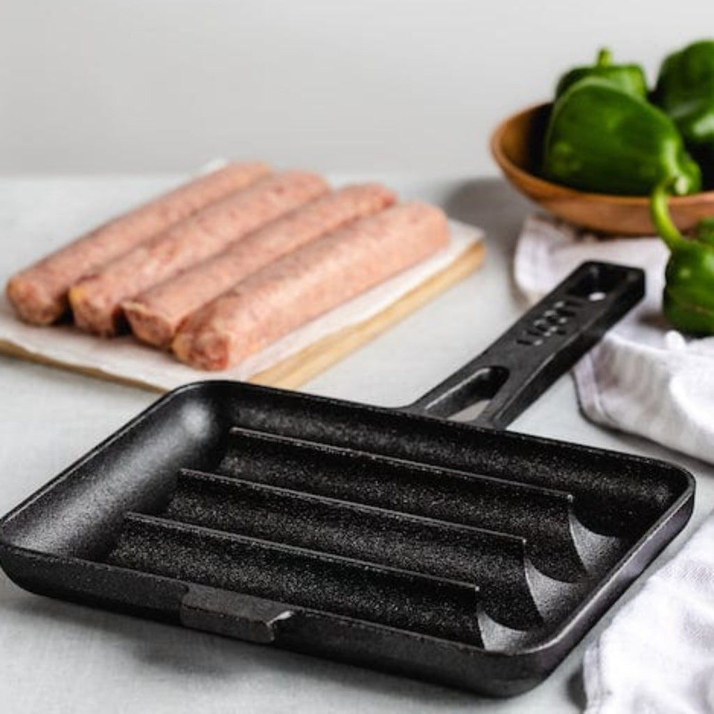 UPAN Cast Iron Sausage Pan - Stoltzfus Meats