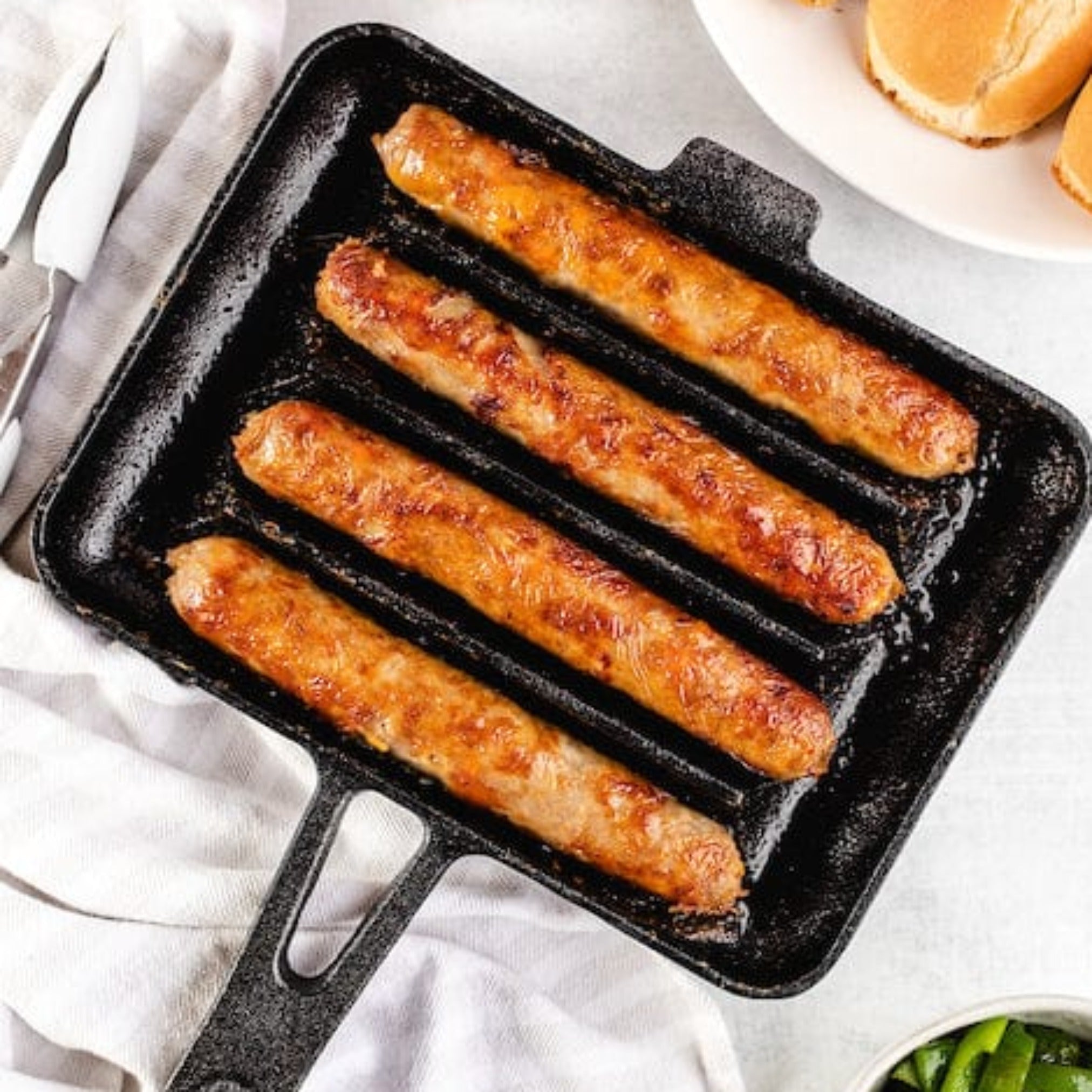UPAN Cast Iron Sausage Pan - Stoltzfus Meats