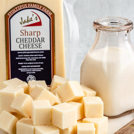 Jake's Aged Sharp Cheddar Cheese (Lactose Free) - Stoltzfus Meats